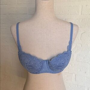 Victoria's Secret Blue Lace Bra